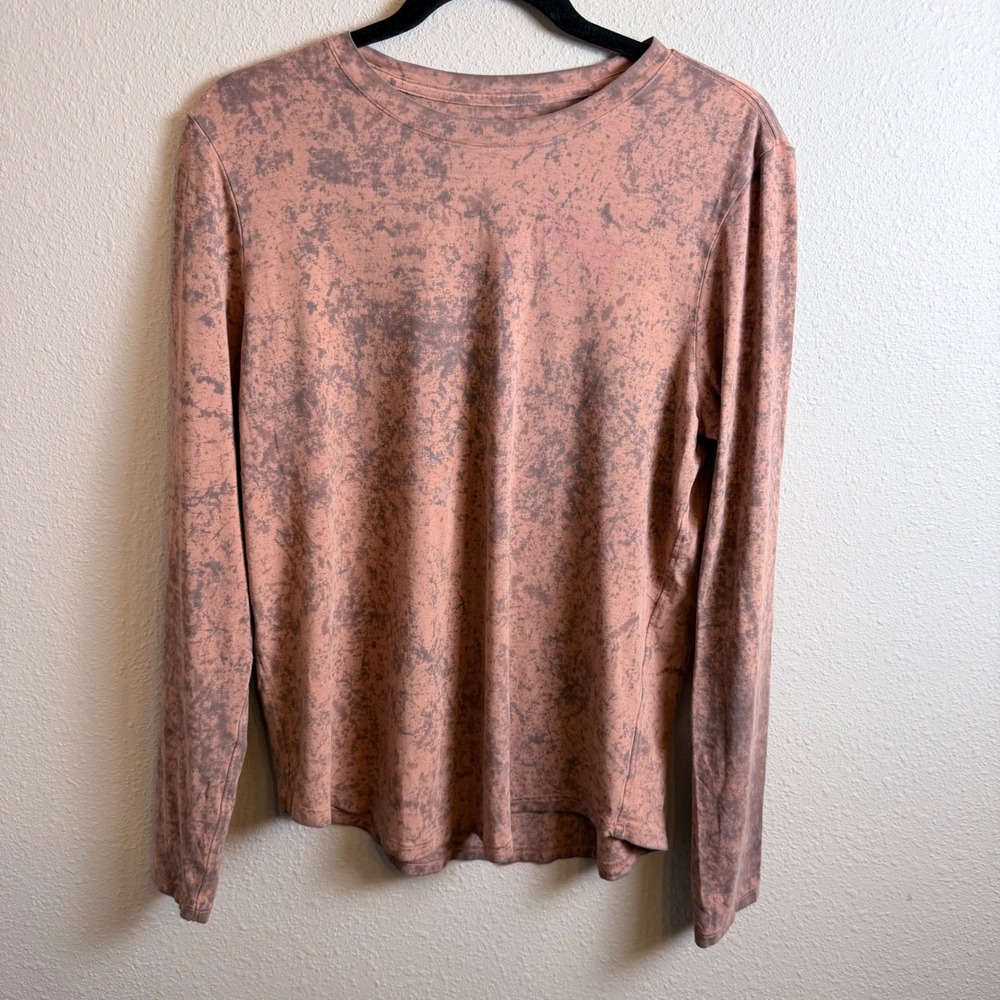 Lululemon Love Long Sleeve Shirt Cirrus Wash Canyon Rock Roasted Brown Black 8